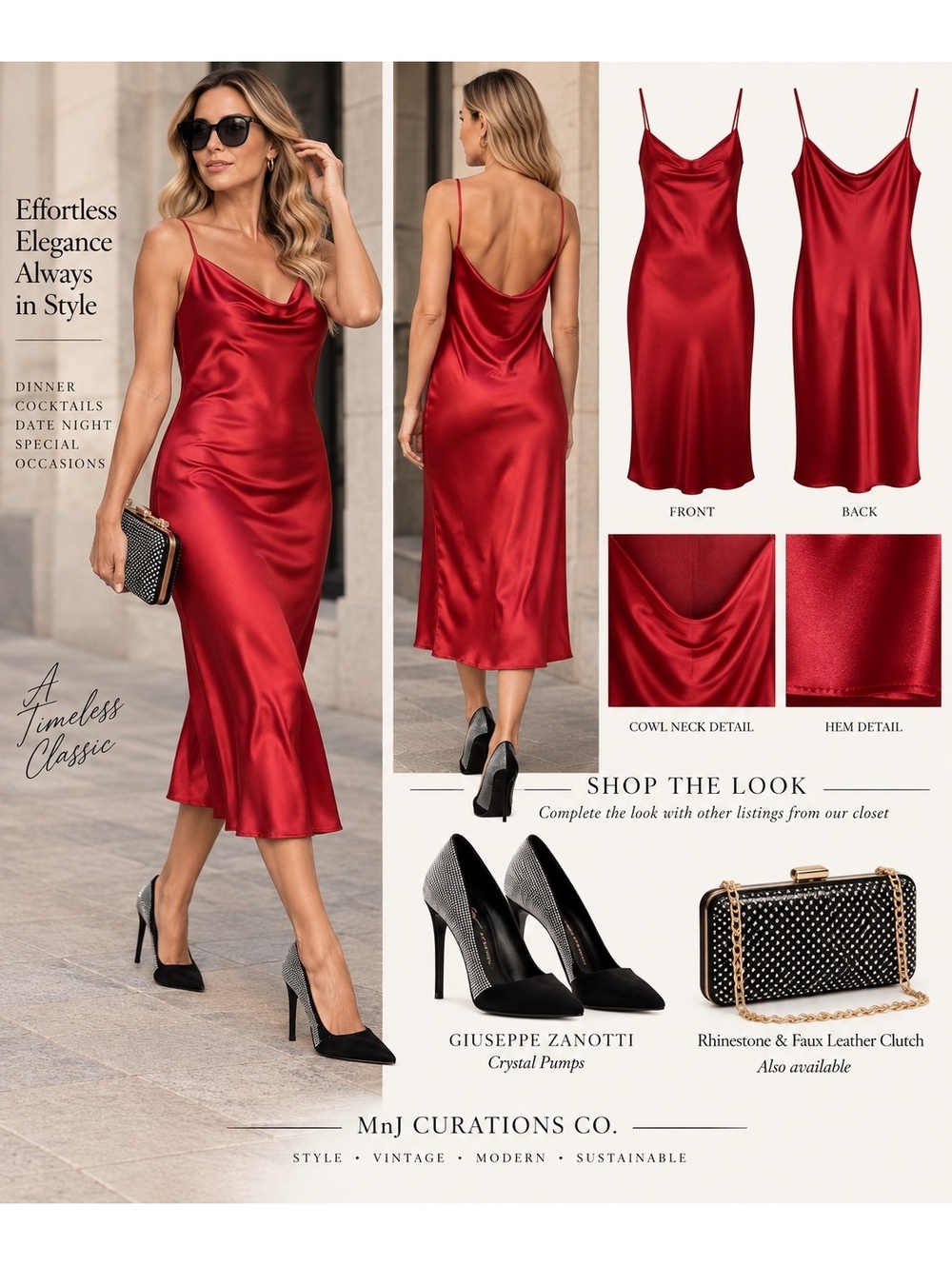 Reformation Merel Red Velvet Slip Midi Dress Size L Open Back